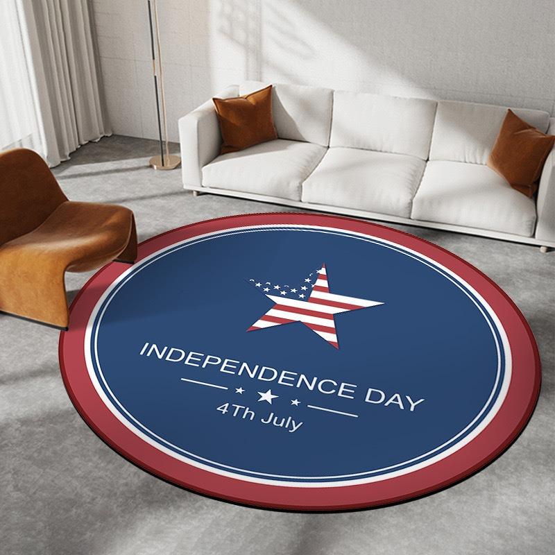  Disney Captain America Circular Mat Living Room Sofa Carpet Tea Table Bedroom Bedside Enter Door Rug Fashion Home Dcor