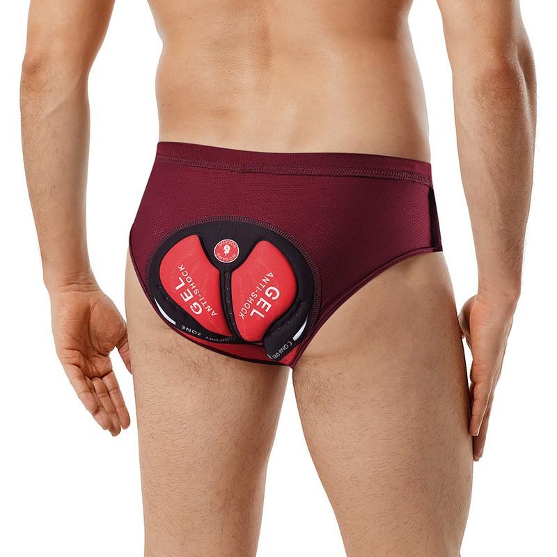 Mens Cycling Shorts With Gel Pad Breathable Quick-Dry Compression Underwear Road Bike Mountain Riding