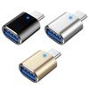 1pc LED USB 3.0 To Type C Adapter OTG To USB C Female Connector for Phone