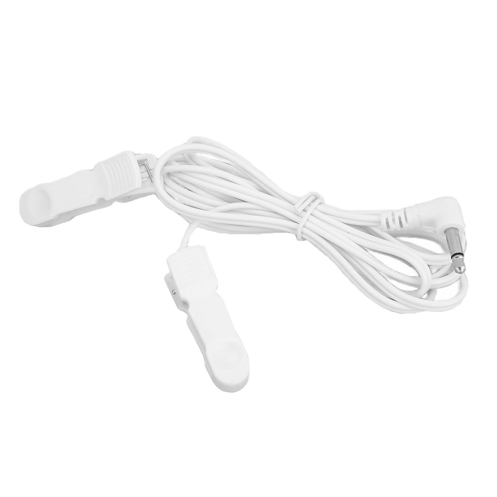 Tens Ear Clip 3.5mm TENS Wire Cable Electrode Lead Cable Ear Clip for TENS Unit Physiotherapy Machine