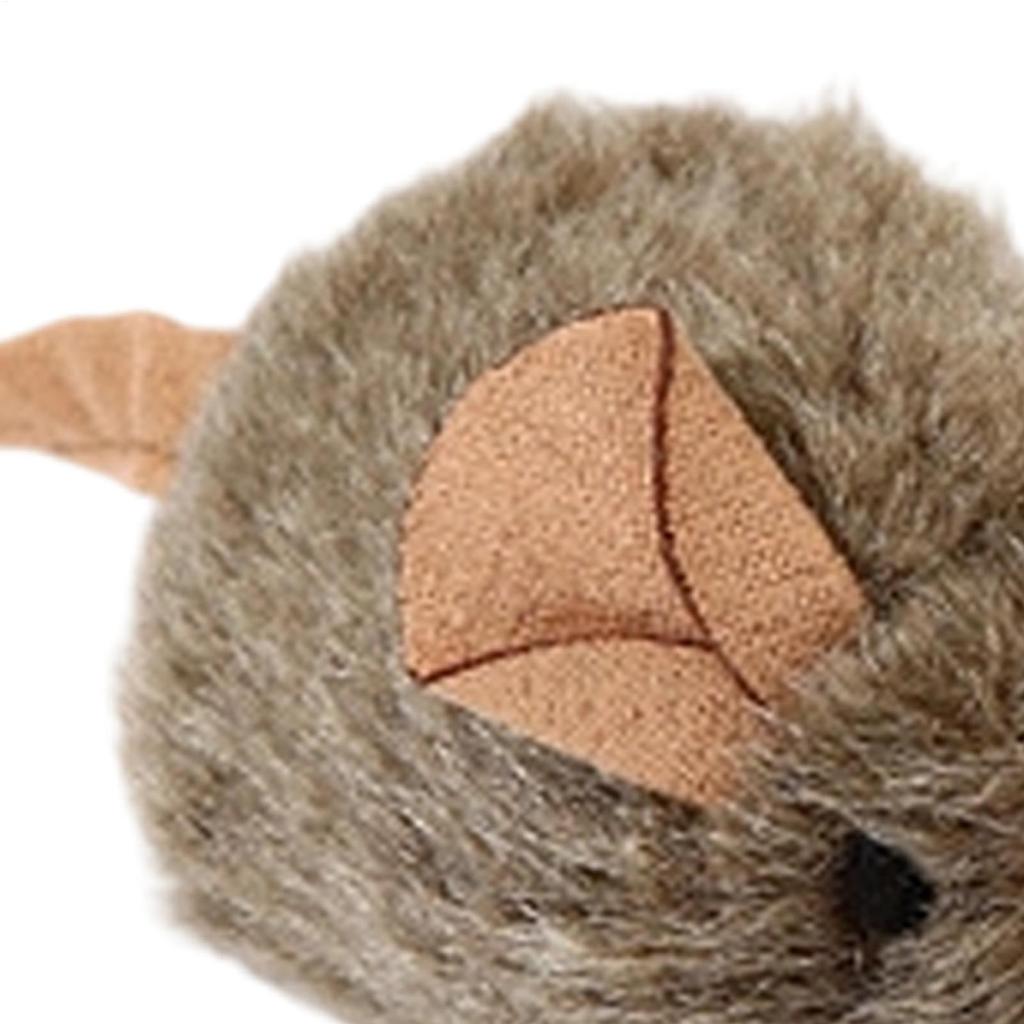 Cat Mouse Toys For Indoor 2 Pieces Realistic Squeaky Interactive Pet Supplies Kitten Chew Toy For Hunting Simulation Scratching