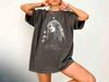 Vintage Stevie Nicks T-Shirt Tour Oversized Tee Herren Damen Sommer Herren T-Shirt Schwarz Lässig Rundhalsausschnitt Baumwoll-Tee