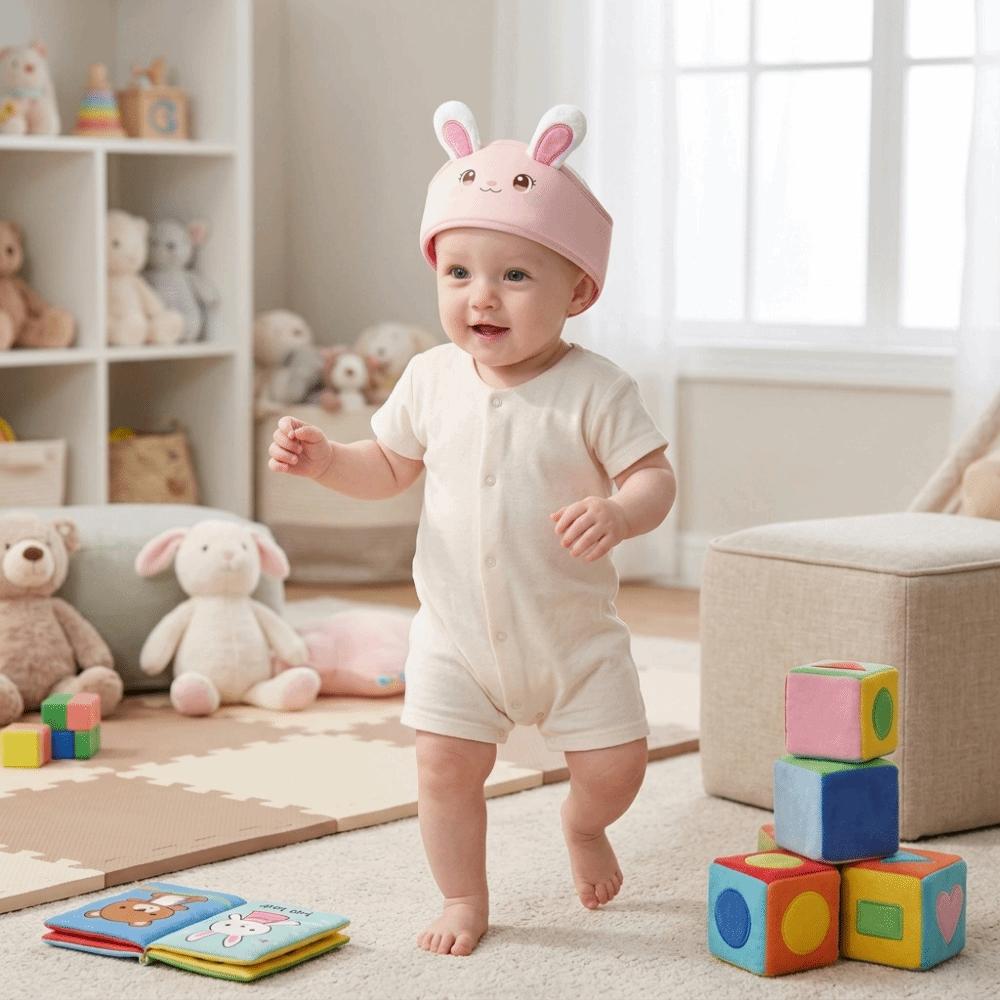 Padded Design Baby Head Protector Breathable Toddler Safety Hat Anti-Fall Helmet  Walking Training