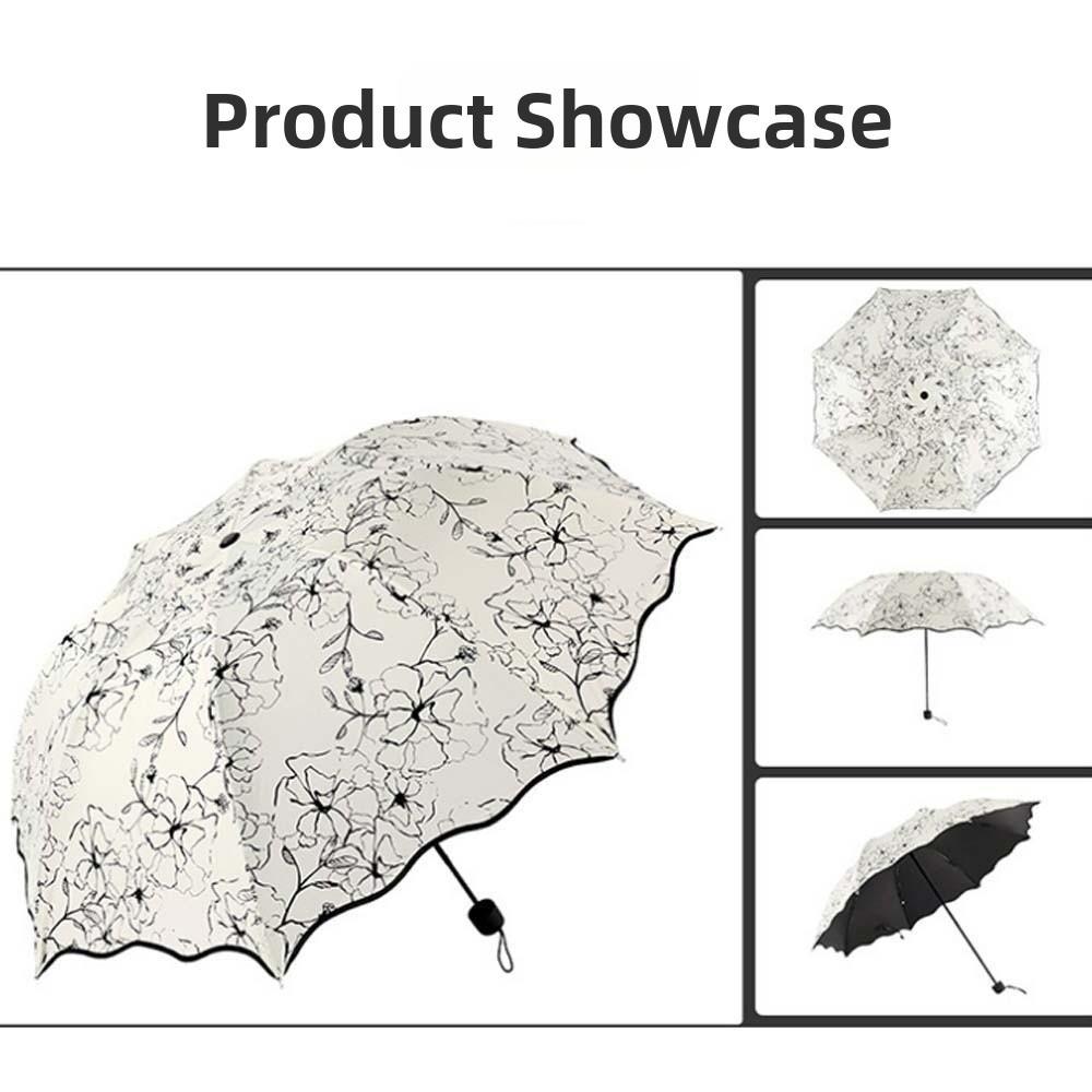 Lightweight Dual-use Folding Umbrella High-end anti-UV Protection Brolly  Couple