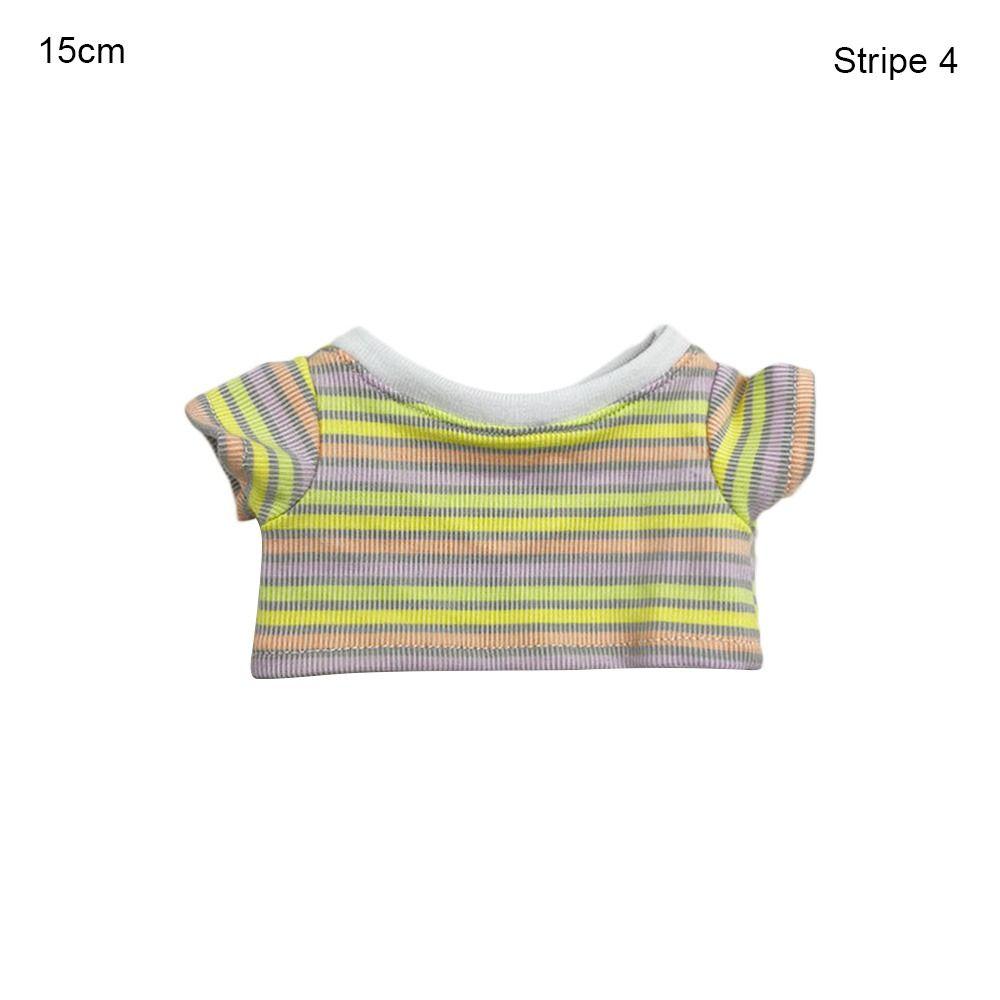 

8 Styles Idol Doll Outfit Cotton Stuffed Dolls 10cm/15cm Doll Clothes Mini Clothes Doll Hoodies Doll T-shirt