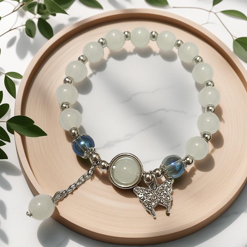Daisy Popcorn Beaded Bracelet: Elegant Women's Hand Jewelry