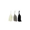 Wool Pompom Puff Camaieu Black White Grey 8cm 3 Pieces