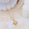 Minimalist Cold-Hearted Choker Necklace with Titanium Steel Eight-Pointed Star Pendant