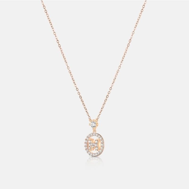 METROCITY JEWELRY M Basic Sterling Silver Rose Necklace A253SN1475RPH