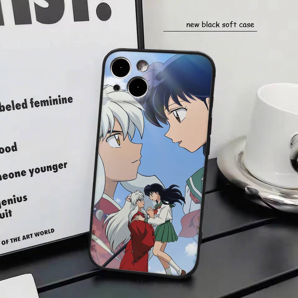 Retro Anime I-Inuyasha Phone Case Silicone Soft For IPhone 17 Air 16 15 14 13 12 11 Plus Pro Max Plus