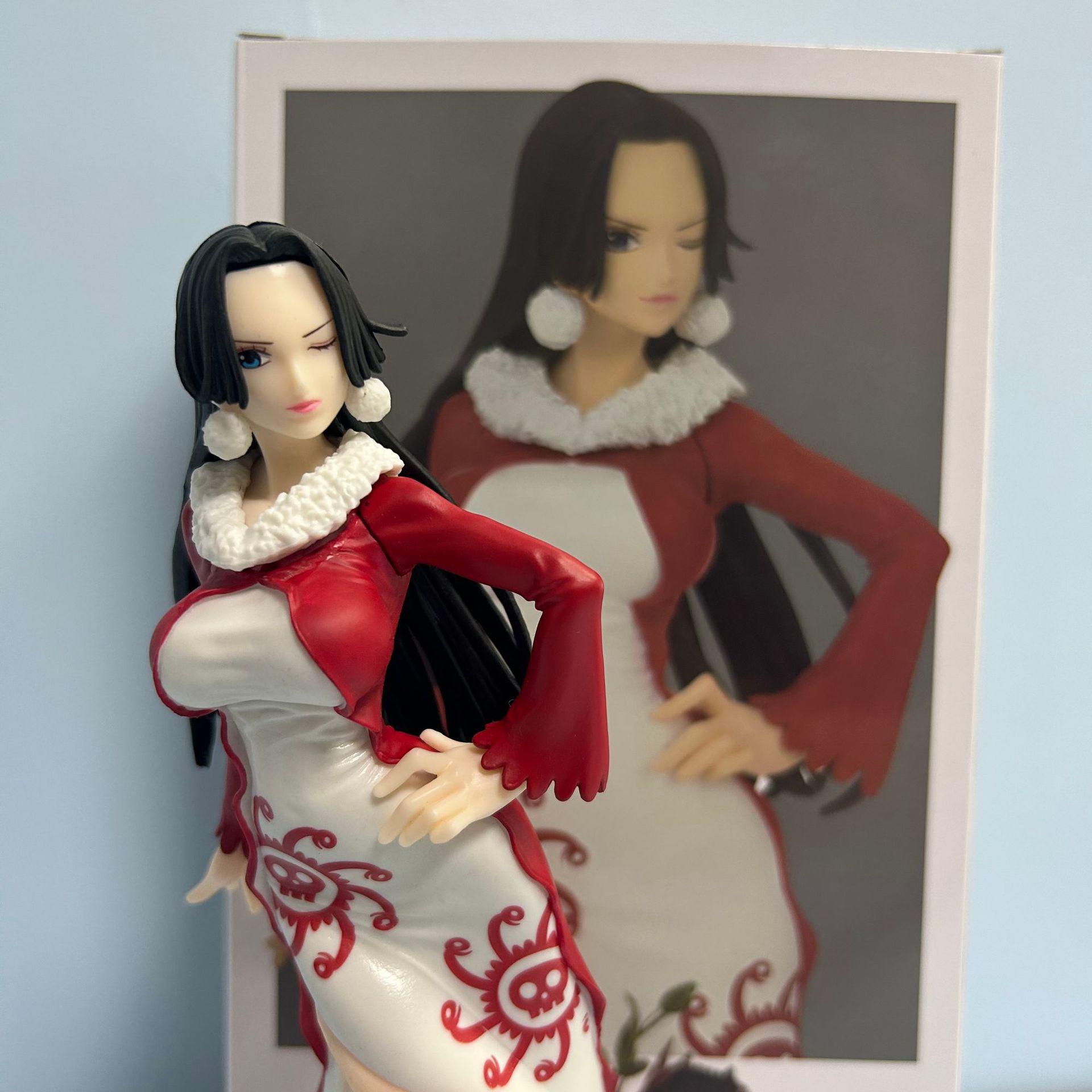 One Piece Figures: Boa Hancock Cheongsam Anime Models & Ornaments.