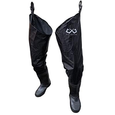 Cuissardes à Jambes Gonflables JES-BASARO Legato, Semelle Radiale/Felt, pour Hommes et Femmes, hp-wad-rf-001, Noir, Disponible en 4 Tailles: S, M, L, XL (Taille S: 24-25.5cm, Radial S