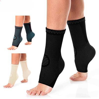 1 Çift Kadın Erkek Ayak Bileği Desteği Ayak Bileği Sarma - Burkulmuş Ayak Bileği, Aşil Tendoniti İçin Kompresyon Çorapları Ayak Bileği Desteği