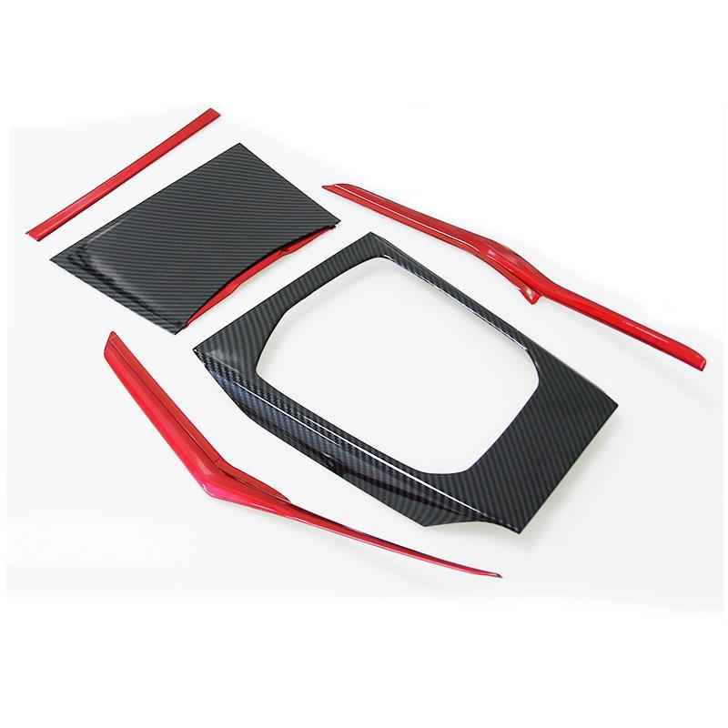 

6 шт., автомобильная консоль с левым рулем, декоративные накладки на рамки, отделка, внутренняя наклейка, автоаксессуары для BMW 3 серии G20 G28 углеродного волокна черного