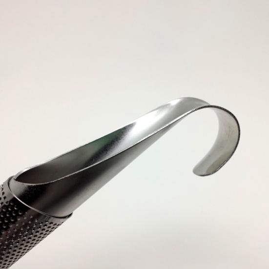 Tragbares Hakenrohrdesign Edelstahl Teezubereiter Sieb Tasse Filter