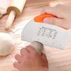 Stainless Steel Pastry Scraper Chopper Flour Pastry Cutter Pastry Scale Measurement Baking Tool Kitchen Bakeware