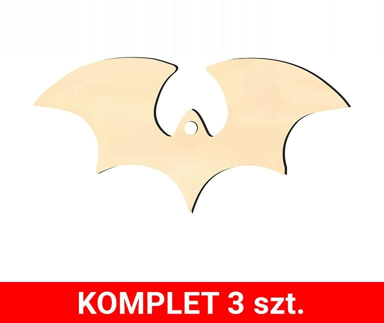 Halloween Decoration Pendant Wood H15 3 Pcs.