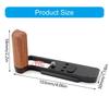 Camera Hand Grip With Wooden Handle Arca Swisses Mount Tripods Compatibility for XM5 Easy Battery Access