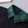 Insert Casual Cotton Collar Elegant Sweet False Collar Half Shirt for Lady Delicate Checkered Collar Casual Insert