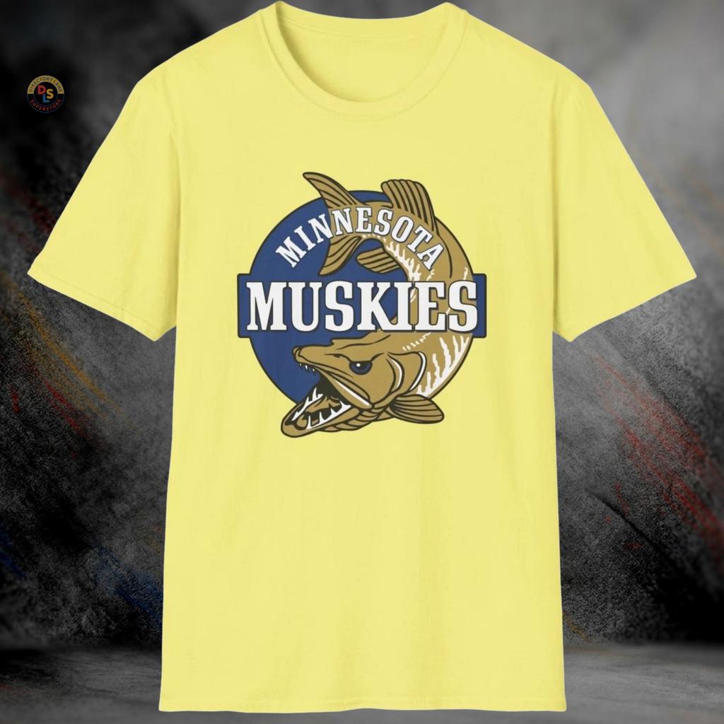 Minnesota Muskies Defunct Retro ABA Basketball T-Shirt | Softstyle Tee Unisex T-Shirt