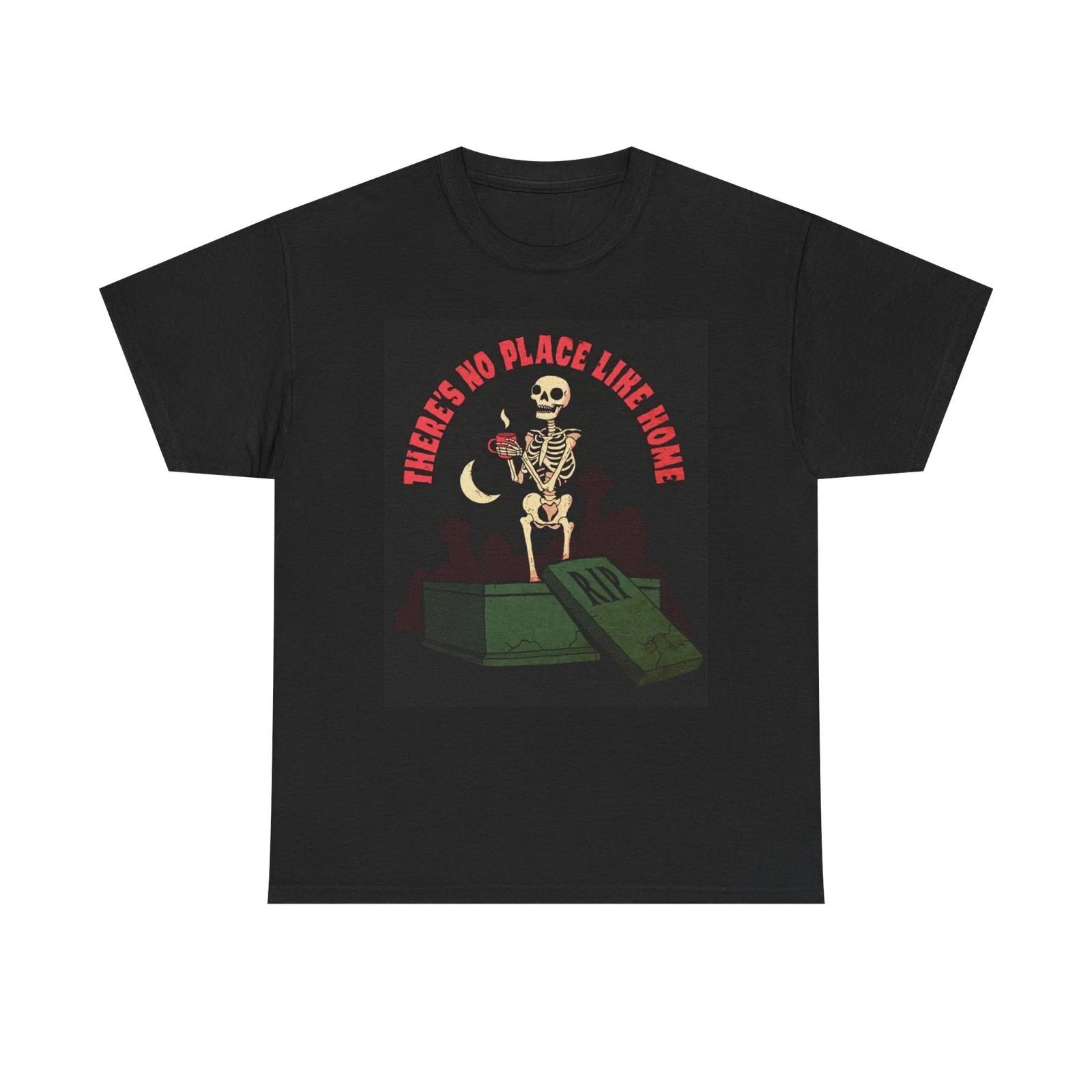 There s No Place Like Home Graphic T Shirt Unisex Heavy Cotton Tee S