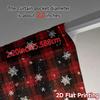2D Flat Printing  JIT 2pcs   Curtains (Without Rod) Festive Gnomes(1) Chic Fashionable Curtains Versatile 100% Polyester Curtains