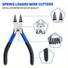 5 inch 6.5 inch Flush Cutter,Cutter for Crafting Electrical Jewelry Making, Precision Wire Cutter, Small Wire Cutter, Ultra Sharp Wire Clippers