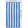 4 Pack Cabana Stripe Beach Towel 30 by 60 Inches Oversized 100 Ringspun Cotton Pool Towels Highly Absorbent Bath Towels for Bea