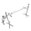 Grill Rotisserie Kit, Stainless Steel Portable Grill BBQ Spit Rod Motor with Balance Kit for Picnic Camping Fires