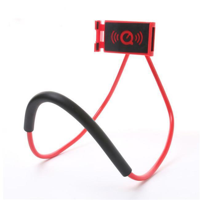 Mobiltelefonholder Fleksibel Hengende Hals Lat Halskjedeholder Seng 360 Graders Telefonholder