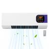 2000W Small Room Air Conditioner Cooling Fan 3 Gears Temperature Adjustable Wall Air Cooler With Remote Control Electric Heater