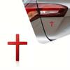 Metal Christ Cross Badge Sticker Three-dimensional Metal Sticker Cross Car Sticker Motorcycle Car Modified Tail Exquisite Badge Sticker Decoration