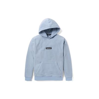 Fleece Lined Hooded Pullover Sweatshirt Men Sweatshirts Light-Blue A22GC-BZ7