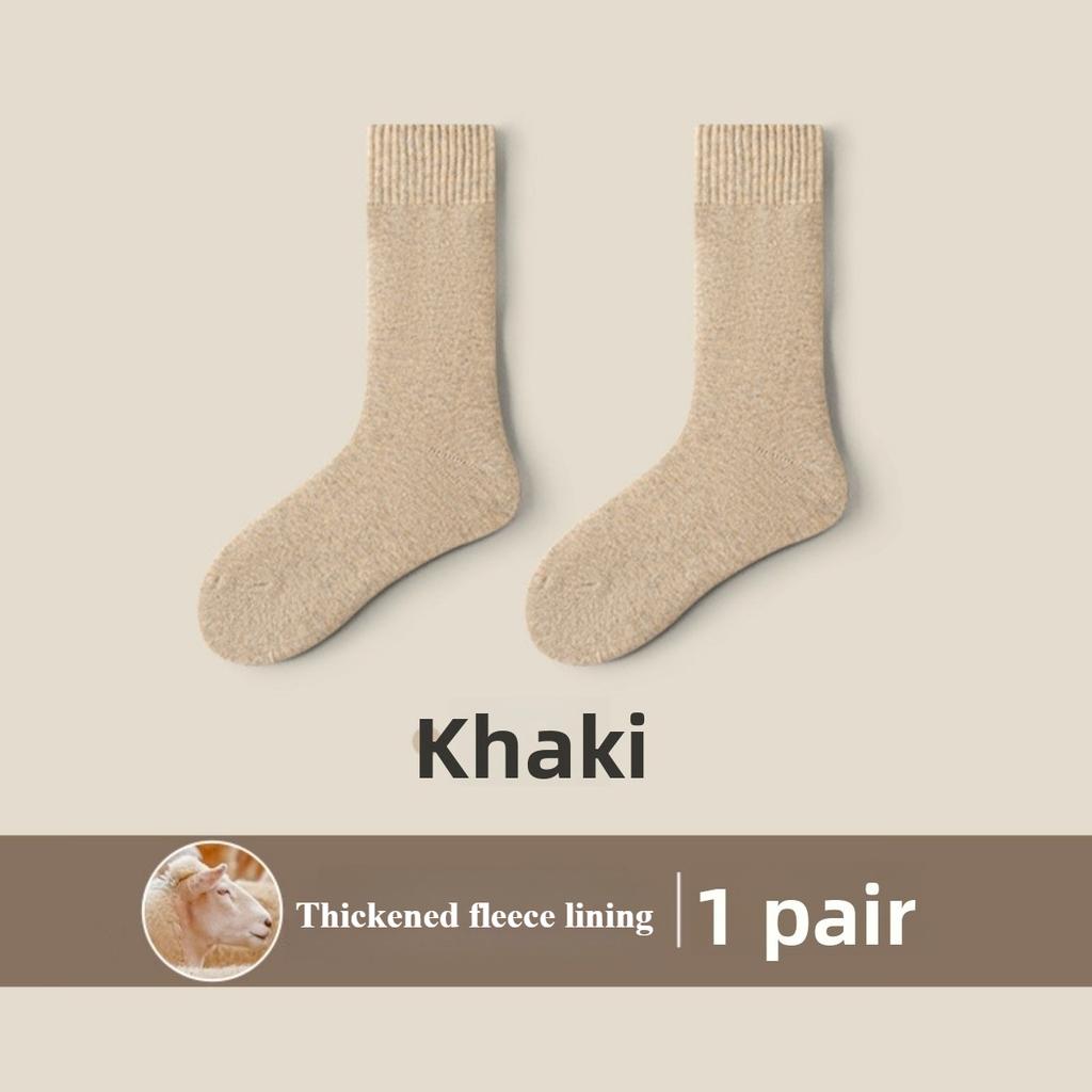 1 Pair Winter Warm Thermal Socks Women Extra Thick Insulated Heated Crew Boot Socks Cold Weather Long Socks Winter Accessories