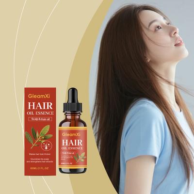 Esencia de Aceite para Cuero Cabelludo y Cabello, Aceite Nutritivo Suave para el Crecimiento del Cabello para un Cabello Suave, Brillante e Hidratado, 60ml