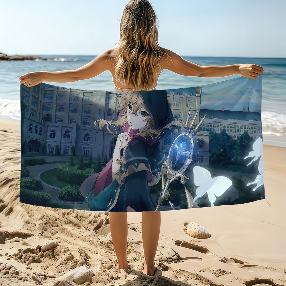 Anime S-ecrets of the Silent Witch Towel Beach Towel Oversized Quick Dry Towel Absorbent Soft Swim BeachTowels for Men Women