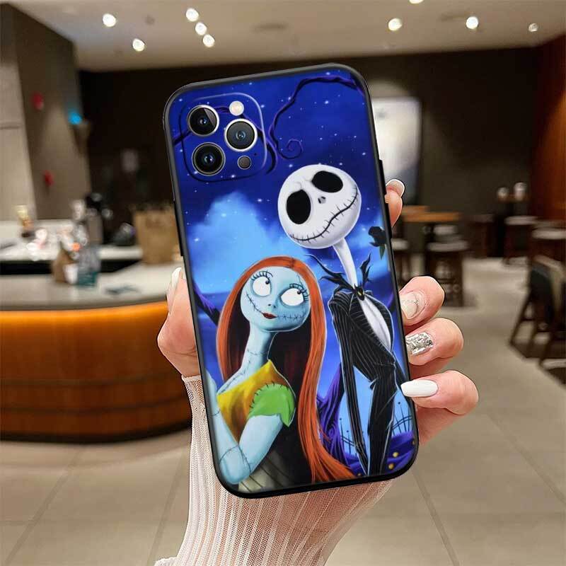 Nightmare Before Christmas Shockproof Phone Case for iPhone 6 6s 7 8 11 12 13 14 15 16 17 16E XS Pro Max XR X SE Air