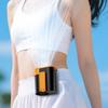 Strong Airflow Waist Clip Fan LED Display Mini Cooling Fan Waist-mounted Fan  Evening Trips