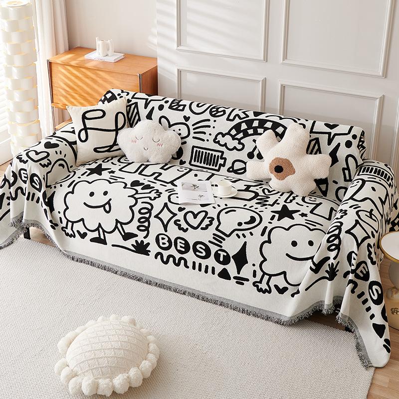 Chenille Sofa Cover Cloth for All Seasons, Anti-cat Scratching Full Cover Sofa Towel, New Style Sofa Cushion, Sofa Blanket