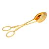 Metal Spoon Clip European   Multifunctional Serving Scissor Tongs for Cake Bread Fruits Home Kitchen Party Buffet