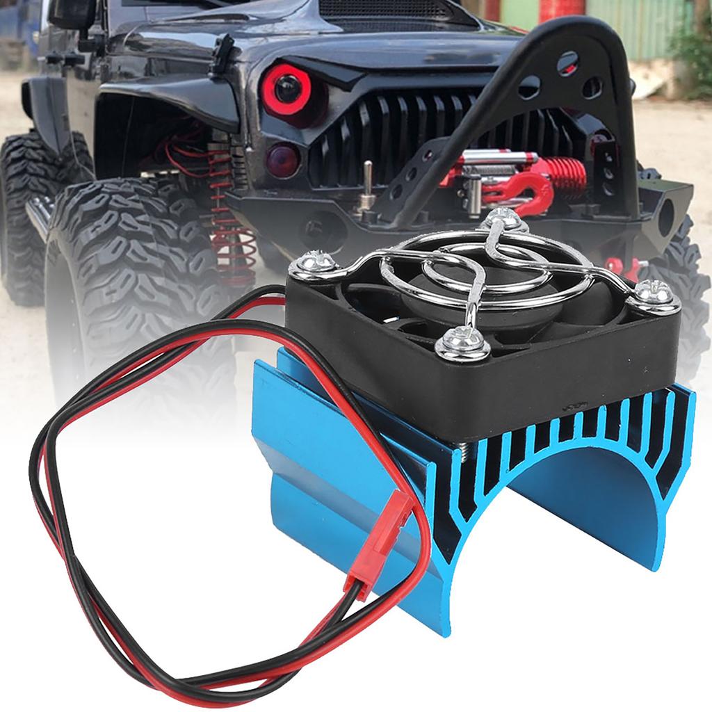 36mm Diameter Heat Sink Cooler Heat Fin for 1 10 RC Car 540 3650 3660 3670 MotorBlue