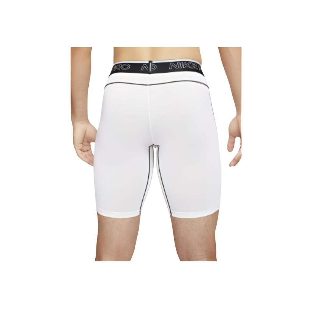 Nike Pro Dri-Fit Trainings-Stretch-Logo Atmungsaktive Fitnessshorts Herren Unterteile Weiß DD1918-100