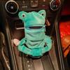Fashion Hoodie Car Cute Cartoon Gear Shift Knob Cover Gearshift Handle Gear Lever Decorative Hoodie Cover Auto Interior Accessor