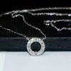 Ladies' Circular Pendant Necklace, Sparkling Design, Minimalist Circular Jewelry, Birthday Gift