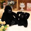 Realistische Gorilla-Plüschpuppe Exquisite Schimpansen-King-Kong-Puppe Dicke Affenpuppe Stofftier Spielzeug Fensterdekoration Weihnachtsgeschenk