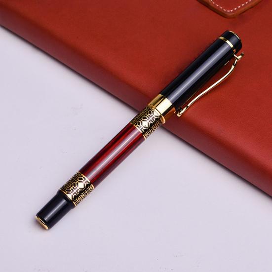 Metal Ink-Refill Fountain Pen Signature Smooth Writing Calligraphy Business Gift