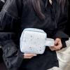 Handheld Shiny Toiletry Bag Contrast Color Makeup Storage Bag Handheld Storage Bag Commuting Trips