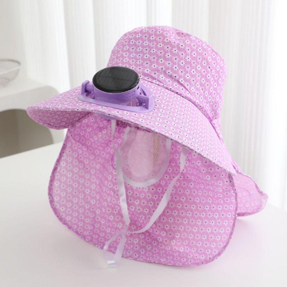 USB Charging Sun Cap Anti-UV Cooling Fan Hat Sunscreen Cap Fisherman Hat  Summer Season