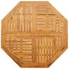 Garden Dining Set 5 Pcs Brown Solid Acacia Wood