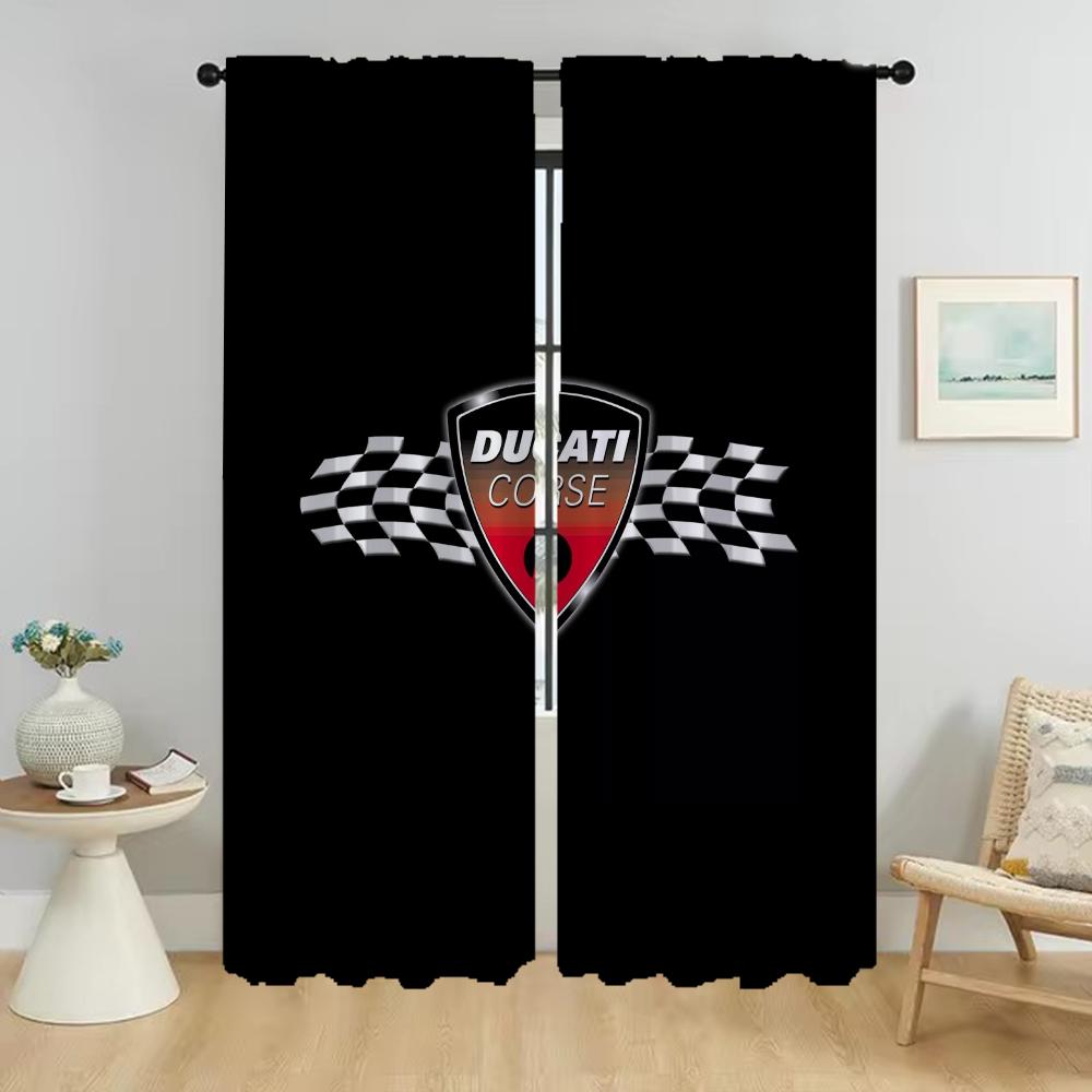 

Ducaties Window Curtain for Room 2 Panel Home Interior Curtains Halloween Decoration Shades Tulle for Bedroom Partition Living W50xH70cmx2pcs-CL